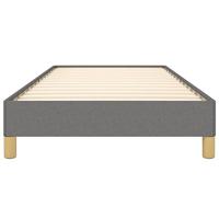 Bedframe stof donkergrijs 90x200 cm - thumbnail
