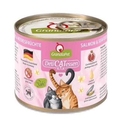 GRANATAPET DeliCATessen salmon and seafood - nat kattenvoer - 200g
