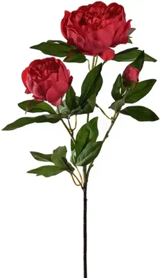 Pure Royal kunsttak pioenroos 70cm fuchsia