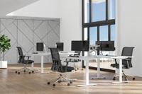 Neomounts ds75s-950wh2 full-motion desk mount, 2x 17" - 27", 8 kg, 100x100 mm, black - thumbnail