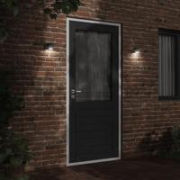 Buitenwandlamp gegoten aluminium zwart - thumbnail