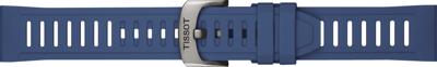 Horlogeband Tissot T-Touch Connect / T1534204705101A / T603049210 Rubber Blauw 21mm