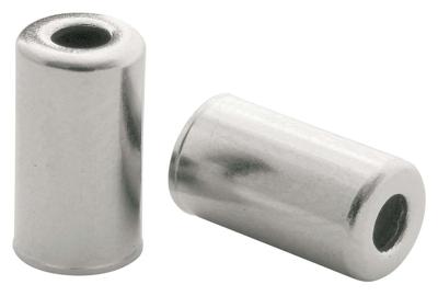 Kabelhoedje Elvedes ø5,0mm messing - zilver (200 stuks) Kabelhoedje Elvedes ø5,0mm messing - zilver (200 stuks)