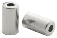 Kabelhoedje Elvedes ø5,0mm messing - zilver (200 stuks) - thumbnail