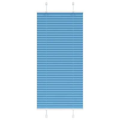 Pliss rolgordijn 60x150 cm stofbreedte 59,4 cm polyester blauw Pliss rolgordijn 60x150 cm stofbreedte 59,4 cm polyester blauw