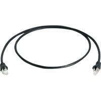 Telegärtner 100009137 RJ45 Netwerkkabel, patchkabel CAT 6A S/FTP 50.00 m Zwart Vlambestendig, Halogeenvrij, UL gecertificeerd 1 stuk(s) - thumbnail
