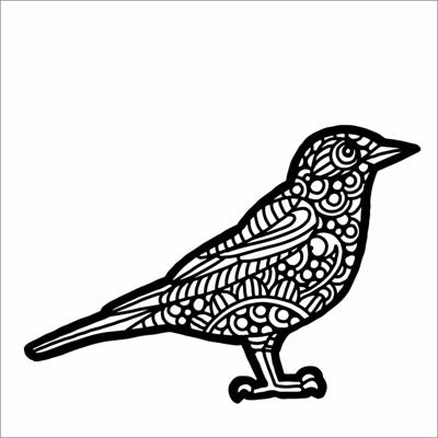 The Crafter's Workshop • stencil american robin 15,2x15,2cm