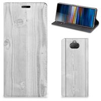 Sony Xperia 10 Book | Wallet Case | White Wood - thumbnail