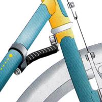 Stuurstabilisator ø28.6 t/m 31.8-190 mm - thumbnail