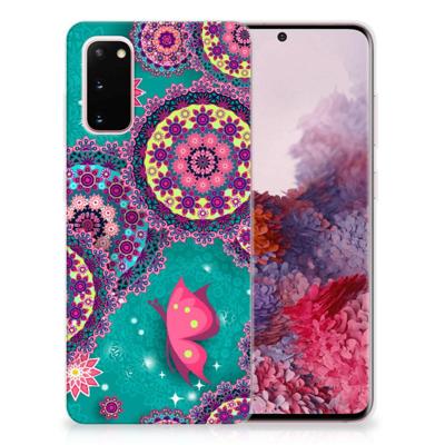 Samsung Galaxy S20 | Hoesje maken | Cirkels en Vlinders Samsung Galaxy S20 | Hoesje maken | Cirkels en Vlinders