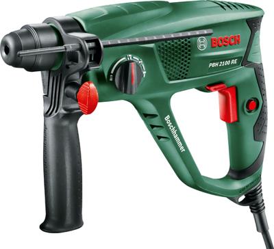 Bosch Groen PBH 2100 RE Boorhamer | 550W | Incl. Promoline 4-dlg SDS Plus set 06033A9302 - thumbnail