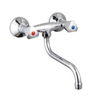 SCHÜTTE tweeknopswandmengkraan cesti chroomkleurig - thumbnail