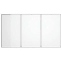 Whiteboard magnetisch inklapbaar 150x80x1,7 cm aluminium - thumbnail