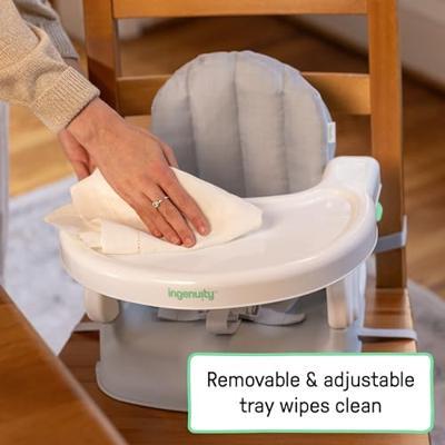 INGENUITY Deluxe Grijze Opvouwbare Verhoger, Draagbaar met Blad en Riemen Inbegrepen INGENUITY Deluxe Grijze Opvouwbare Verhoger, Draagbaar met Blad en Riemen Inbegrepen