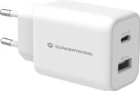 Conceptronic ALTHEA11W oplader voor mobiele apparatuur Universeel Wit AC Snel opladen Binnen - thumbnail