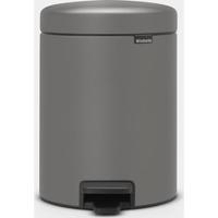 Brabantia pedaalemmer Newlcon 5 liter mineral concrete grey - thumbnail