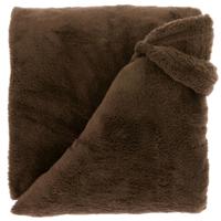 Unique Living plaid justin 200 x 150 cm rocky brown - thumbnail