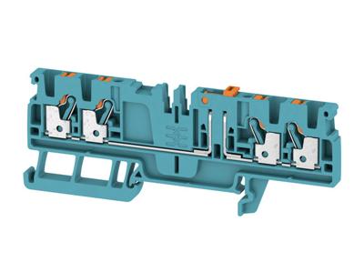 Weidmüller 1989870000 Doorgangsklem 5.1 mm Spanveer Blauw 50 stuk(s)