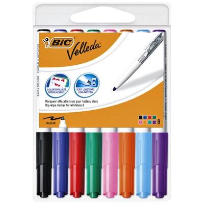 BIC velleda whiteboard markers, 8st.