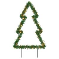VidaXL Kerstverlichting kerstboom met grondpinnen 80 led's 60 cm - thumbnail
