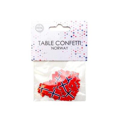 Tafelconfetti Noorse Vlag(150st)