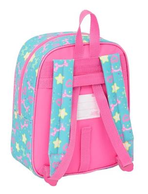 Schoolrugzak Gabby's Dollhouse Confetti Roze Turkoois 22 x 27 x 10 cm