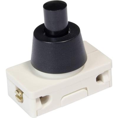 interBär Drukschakelaar 250 V/AC 2 A 1x uit/aan Continu (l x b) 25 mm x 14 mm 1 stuk(s)