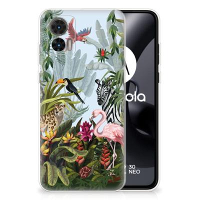 TPU Hoesje voor Motorola Edge 30 Neo Jungle TPU Hoesje voor Motorola Edge 30 Neo Jungle