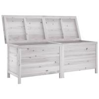 Tuinbox 150x50x56,5 cm massief vurenhout wit - thumbnail