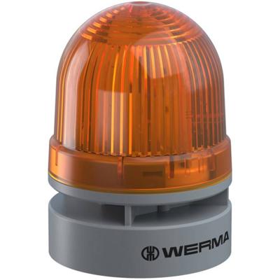 Werma Signaltechnik Signaallamp Mini TwinFLASH Combi 115-230VAC YE 460.320.60 Geel Flitslicht 230 V/AC 95 dB