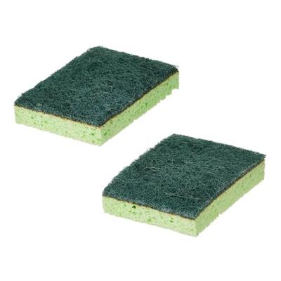 Mr. Eco schuurspons ft 9,8 x 6,8 x 2 cm, met stevige vezels, pak van 2 stuks - thumbnail