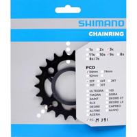 Shimano kettingblad 22t fc-m391 zwart - thumbnail