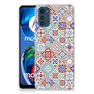Motorola Moto E32/E32s | TPU | Siliconen hoesje | Tiles Color Motorola Moto E32/E32s | TPU | Siliconen hoesje | Tiles Color