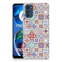 Motorola Moto E32/E32s | TPU | Siliconen hoesje | Tiles Color - thumbnail