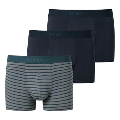 Schiesser 95/5 boxershorts 3-pack blauw