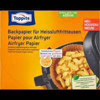 Toppits Airfryer Papier 20 Stuks bij Jumbo - thumbnail