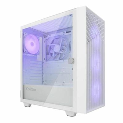 ATX Semi-toren BehuizingCoolBox COO-CHA-GA300W-0 Wit
