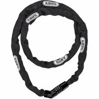 Abus 4804c/75 zwart fietskettingslot, 4mm, 75cm, cijferslot - thumbnail