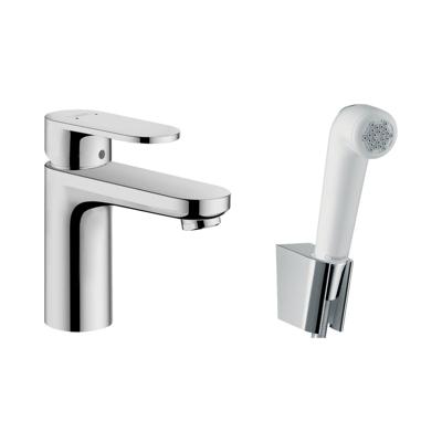 Hansgrohe Wastafelmengkraan Vernis Blend Eengreeps 100 Met Handdouche en Doucheslang 160 cm Chroom Hansgrohe Wastafelmengkraan Vernis Blend Eengreeps 100 Met Handdouche en Doucheslang 160 cm Chroom
