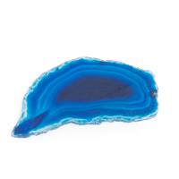 Schijf Blauwe Agaat Middel (6 - 8 cm) - thumbnail