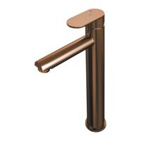 Brauer Copper Edition Verhoogde Opbouw Wastafelmengkraan Model C Koper Geborsteld PVD - thumbnail
