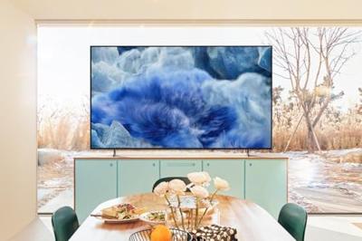 SAMSUNG QLED Q8F 4K 85 inch (214 cm) UHD-tv, Q4 AI processor, Quantum Dot voor echte kleuren, AirSlim Design, 4K upscaling, gaming hub, gratis inhoud, SAMSUNG Vision AI smart tv