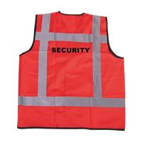 RWS veiligheidsvest security rood - RWS veiligheidsvest security rood - thumbnail
