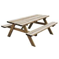 Oslo houten picknicktafel - thumbnail