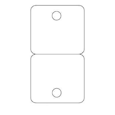 Byoux-kaartje type 16 - bxh 60x110 mm