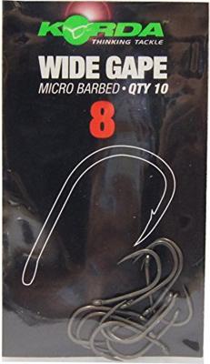 Korda Wide Gape Size 8, 10 st
