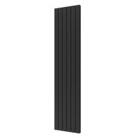 Plieger Designradiator Cavallino Retto Dubbel 1287 Watt Middenaansluiting 200x45 cm Black Graphite - thumbnail