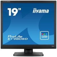 Iiyama E1980SD-B1 LED-monitor 48.3 cm (19 inch) 1280 x 1024 pix SXGA 5 ms DVI, VGA TN LED - thumbnail