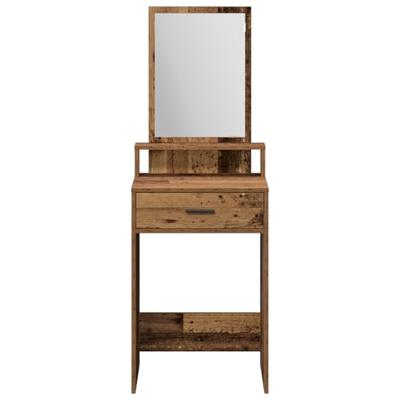 Kaptafel met lade Oud Hout 50 x 41 x 140 cm Bewerkt hout