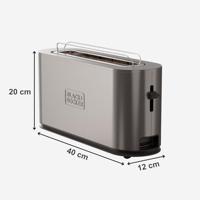 Broodrooster Black & Decker BXTO1002E - thumbnail